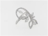 Ringe Codato Gioielli Dame Anello Diamanti in Weißgold Diamante 1.11 Ct 2209-14 - 2209-14